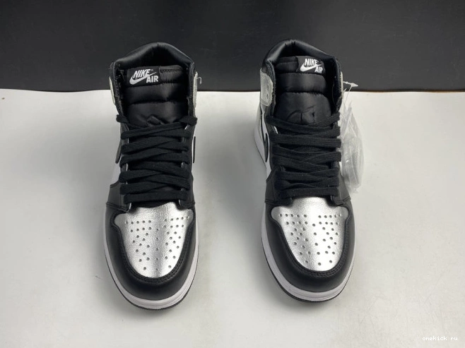 Rep Onekick WMNS JORDAN TOE HIGH AIR SILVER 1 CD0461-001 OG 0808